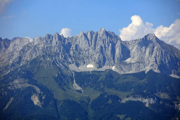 Vista Las Montañas Wilder Kaiser Kaiser Tirol Austria —  Fotos de Stock