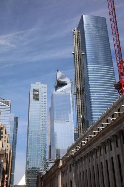 New York City, ABD - 29 Nisan 2019: New York'ta gökdelen. Abd