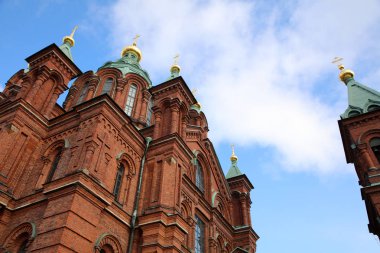 Helsinki 'deki Uspenski Katedrali. Finlandiya