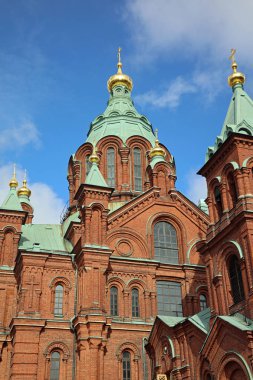 Helsinki 'deki Uspenski Katedrali. Finlandiya