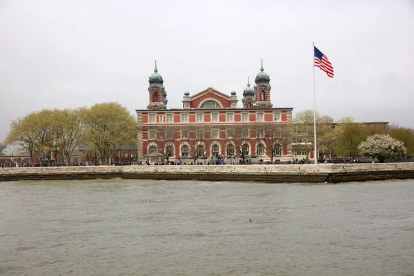 Nueva York Estados Unidos Abril 2019 Vista Ellis Island Upper — Foto de Stock
