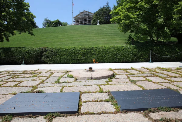Arlington Usa May 2019 Kennedy Grave Arlington National Cemetery Virginia — Stock Photo, Image