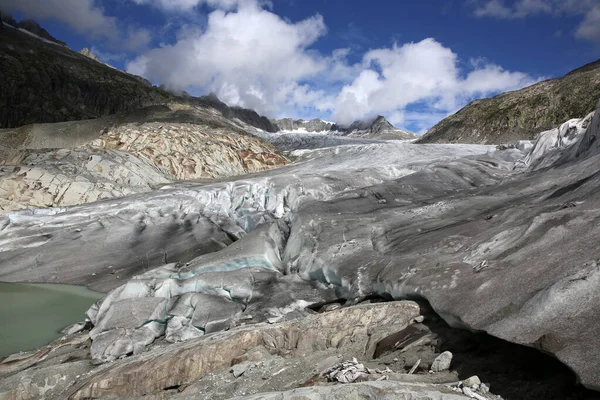 Rhone Glacier Swiss Alps Europe — Stock Photo, Image