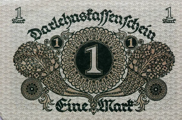 Vintage German Marcas Papel Dinheiro Emitido 1920 — Fotografia de Stock