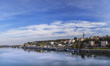 Danube görünümünden Belgrad