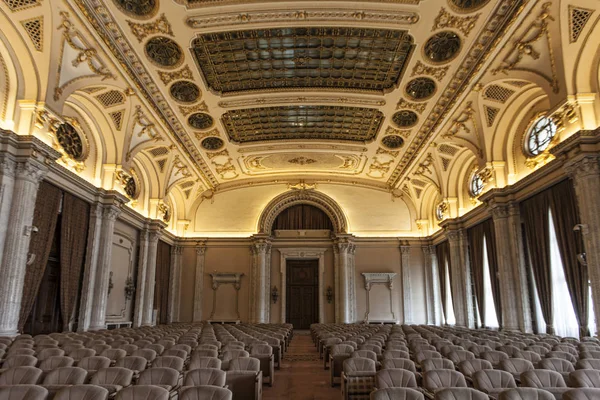 Alexandru Ioan Cuza Hall-ban a román Parlament palota — Stock Fotó