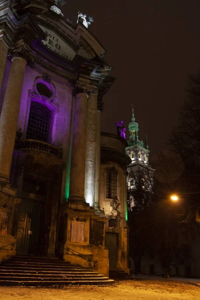 Dominican church and monastery in Lviv — Stock Photo, Image