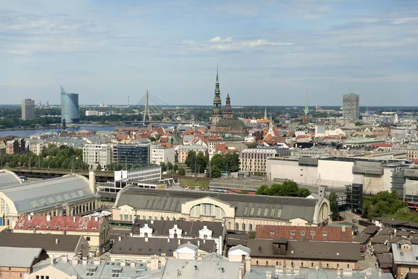 Panoramablick auf Riga — Stockfoto