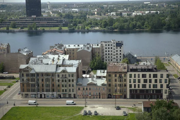 View of Maskavas street, Riga, Latvia 2016 — Stock Photo, Image