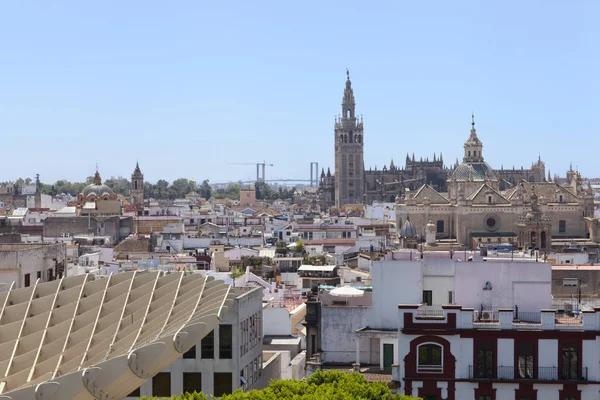 View of Seville from Metropol Parasol — Stock Photo, Image