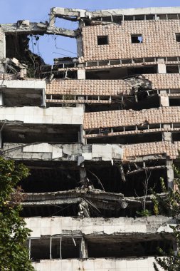 Belgrad, Sırbistan - 12 Ekim 2013: Yugoslav Savunma Bakanlığı binası