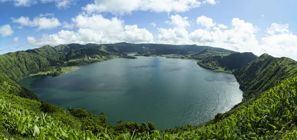 Lagoa das Sete Cidades, Sao Miguel, Azory — Stock fotografie