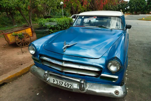 Havanna Kuba Februari 2015 Färgglad Vintage Amerikansk Bil — Stockfoto