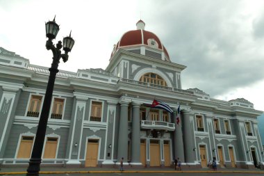 Cienfuegos, Küba - 1 Şubat 2015: Palacio de Gobierno