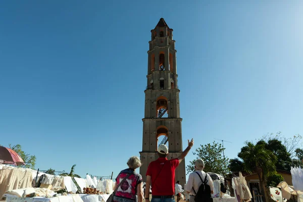 Trinidad Kuba Lutego 2015 Wieża Manaca Iznaga — Zdjęcie stockowe