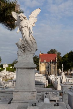 Havana, Küba: 7 Şubat 2015: Kolon Mezarlığı Genel Görünümü