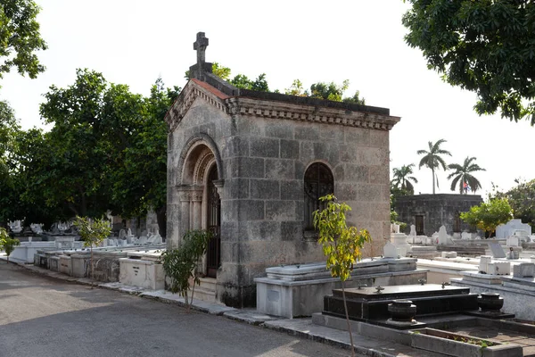 Hawana Kuba Lutego 2015 Cmentarz Colon Widok Ogólny — Zdjęcie stockowe