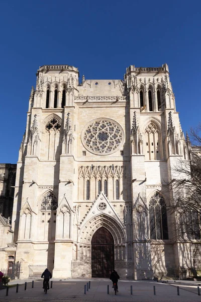Bordeaux Francja Lutego 2020 Katedra Bordeaux Saint Andre — Zdjęcie stockowe