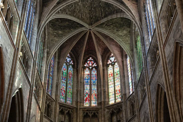 Bordeaux Frankreich Februar 2020 Innenraum Und Altar Der Kathedrale Saint — Stockfoto