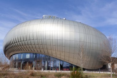 Bordeaux, Fransa: 22 Şubat 2020: Cite du Vin (şarap şehri) Müzesi