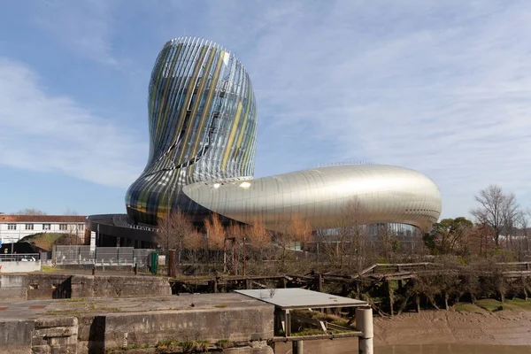 Бордо Франция Февраля 2020 Музей Cite Vin Город Вина — стоковое фото