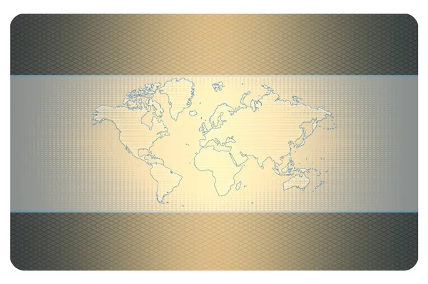 Background World Map Business Card Design — Stock Photo, Image