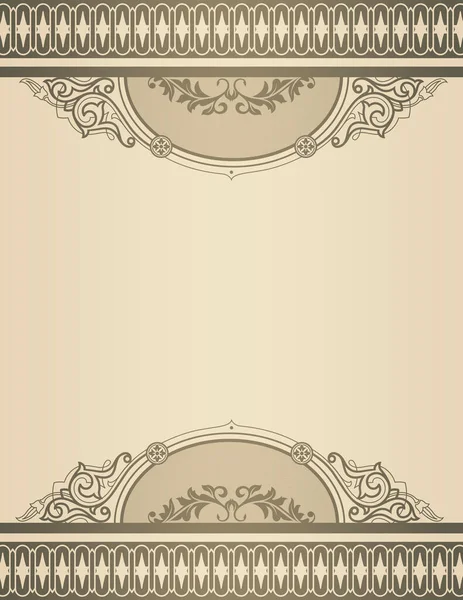 Fondo Decorativo Con Elegantes Patrones Vintage — Foto de Stock