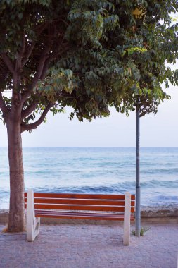 Mavi denizde güzel bir panorama - Bulgaristan Nessebar