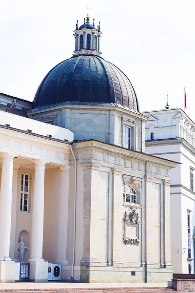 Visa av domkyrkan av basilikan St. Stanislaus och St. Vladislav. Vilnius, Litauen — Stockfoto