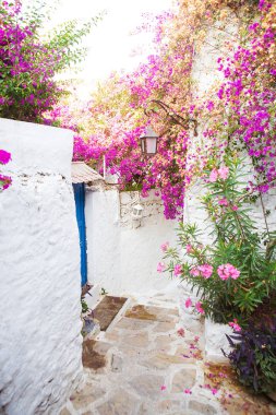 Marmaris caddelerinde güzel manzarasına. Marmaris Türkiye'de popüler bir turistik yer