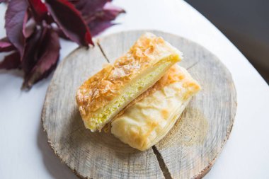 Peynir, çok lezzetli sulu topuz yakın çekim