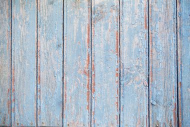 eski mavi ahşap çit, arka plan için doku