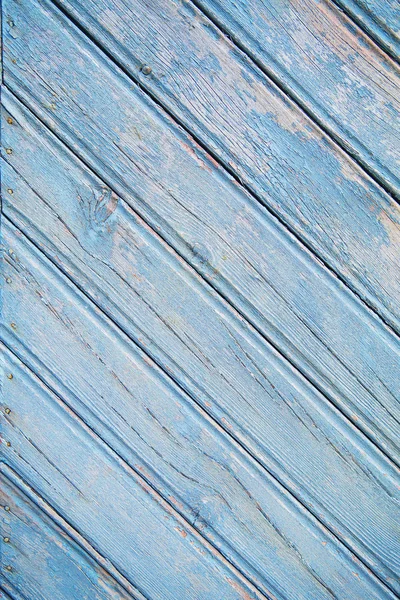 Старий синій дерев'яний паркан, текстура для фону — стокове фото