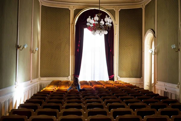 Ancient rooms in the house scientists. House of Scientists in Lviv — Stock Photo, Image