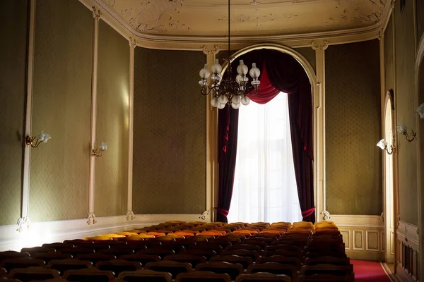 Ancient rooms in the house scientists. House of Scientists in Lviv — Stock Photo, Image