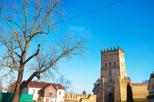 Mooi oud kasteel Lubart in Lutsk, Oekraïne — Stockfoto