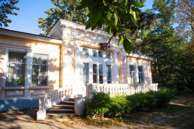 Yaz, tatil. Eski sanatoryum. Odessa, Ukrayna 'da Chkalov.