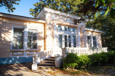 Yaz, tatil. Eski sanatoryum. Odessa, Ukrayna 'da Chkalov.