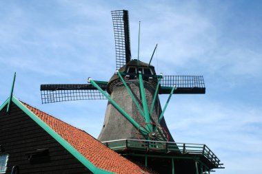 Hollanda, Hollanda, Flamanca, Kuzey Hollanda, Açık Hava Müzesi, Zaanse Schans'a, 2015:Original Hollanda tarihi yel değirmeni gibi açık hava musuem maruz olabilir