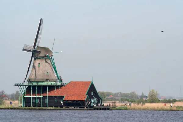 Ολλανδία Ολλανδία Ολλανδικά Noord Holland Υπαίθριο Μουσείο Zaanse Schans Μαΐου — Φωτογραφία Αρχείου