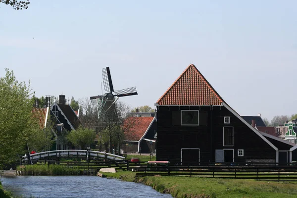 Hollanda Hollanda Flamanca Kuzey Hollanda Açık Hava Müzesi Zaanse Schans — Stok fotoğraf