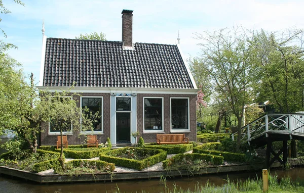 Nizozemsko Holandsko Holandské Severní Holandsko Open Air Museum Zaanse Schans — Stock fotografie