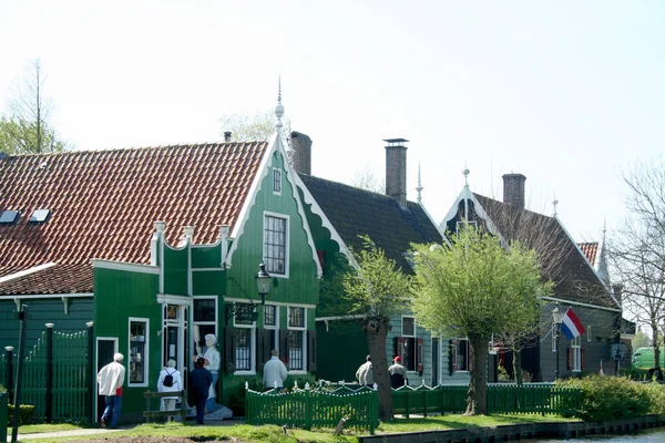 Nederland Holland Nederlands Noord Holland Openluchtmuseum Zaanse Schans Kan 2015 — Stockfoto