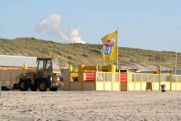 Alankomaat Pohjois Hollanti Beverwijk Wijk Aan Zee Toukokuu 2016 Terassi — kuvapankkivalokuva