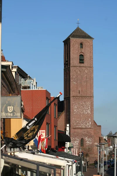 Niederlande Nordholland Beverwijk Wijk Aan Zee Mai 2016 Dorfkirche Zentrum — Stockfoto