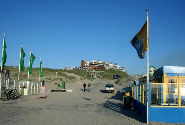 Holanda Holanda Norte Beverwijk Wijk Aan Zee Maio 2016 Terraço — Fotografia de Stock