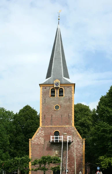 Nederland Holland Nederlands Groningen Winsum Juli 2016 Historische Toren Kerk — Stockfoto