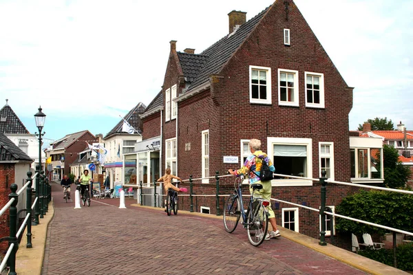 Niederlande Holland Holländisch Groningen Winsum Juli 2016 Strassenansicht Dorf Winsu — Stockfoto