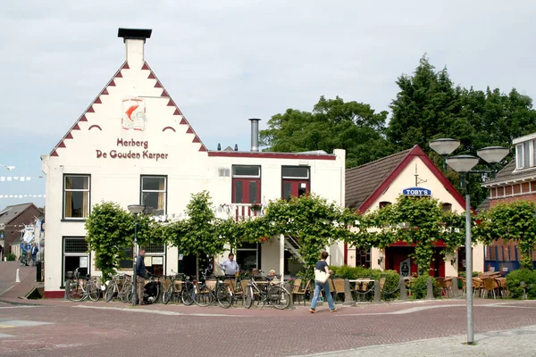 Нідерланди Голландії Голландська Гронінген Winsum Липень 2016 Restaurant Тераса Центр — стокове фото