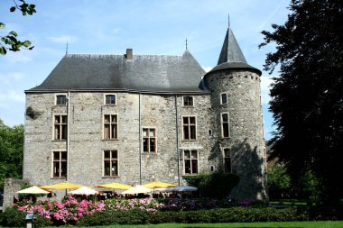 Hollanda, Hollanda, Flamanca, Limburg, Wittem Temmuz 2017: dış, Wittem Kalesi
